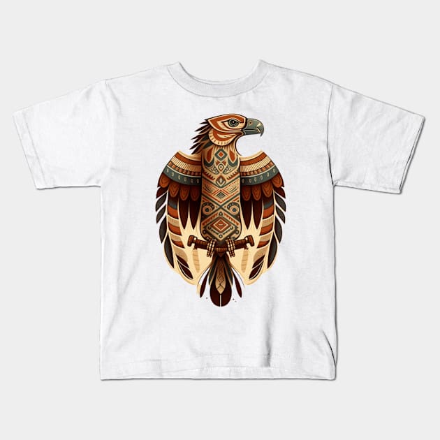 Sacred Thunderbird Kids T-Shirt by TheArtfulAllie